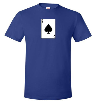 SportsMarket Premium Clothing Line-Ace of Spades Poker Tshirt