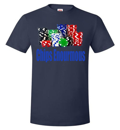 SportsMarket Premium Clothing Line-Chips Enourmous Poker Tshirt