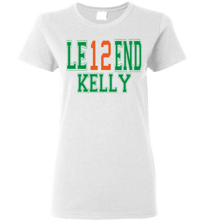 SportsMarket Premium Clothing Line-Legend Jim Kelly #12 Ladies Short Sleeve Tshirt