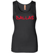 SportsMarket Premium Clothing Line-Dallas Script Ladies Everyday Use Tank