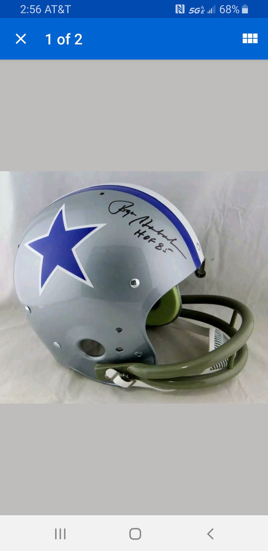 Staubach TK throwback replica helmet