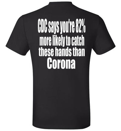 SportsMarket Premium Clothing Line-Catch Hands Corona Hanes Everyday Use Tshirt