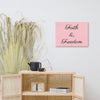 SportsMarkets Premium Canvas-Faith & Freedom Canvas Wall Art