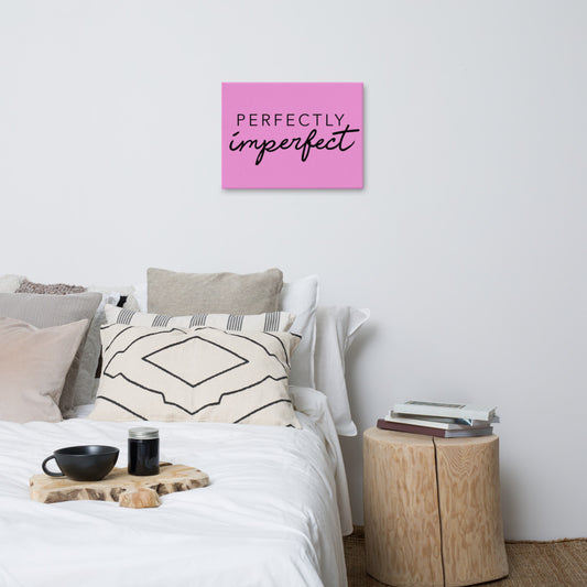 SportsMarket Premium Clothing Line-TVF Perfectly Imperfect Canvas Wall Art