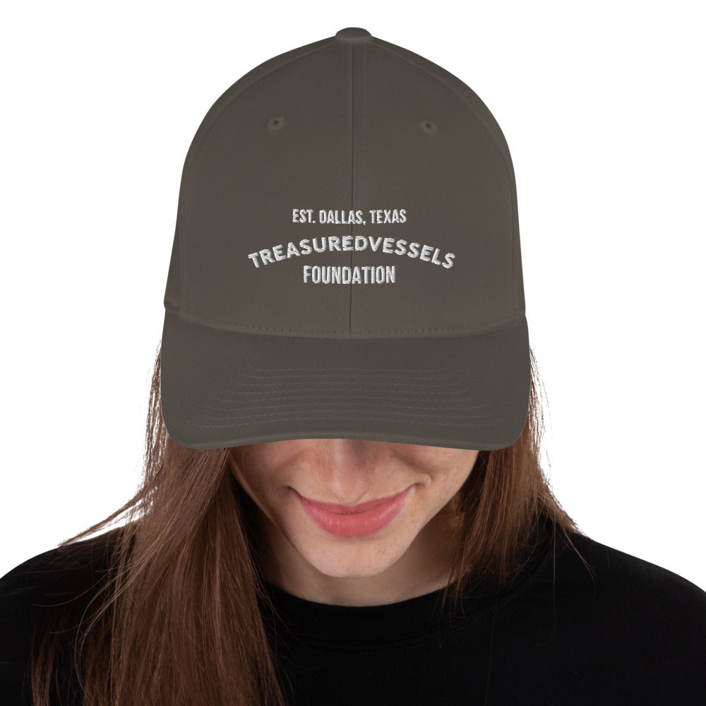 Sports Market Premium Clothing Line -Treasured Vessels Foundation - Everyday Use Fitted Cap