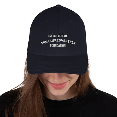 Sports Market Premium Clothing Line -Treasured Vessels Foundation - Everyday Use Fitted Cap