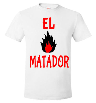 SportsMarket Premium Clothing Line-El Matador On Fire Hanes Tshirt