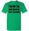 SportsMarket Premium Clothing Line-St. Paddy's Day Tshirt-Approval Isn't Needed-Tshirt-Teescape-Irish Green-S-SportsMarkets