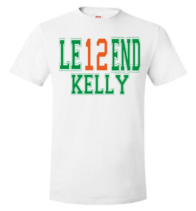 SportsMarket Premium Clothing Line-Legend Jim Kelly #12 Hanes Tshirt
