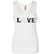 SportsMarket Premium Clothing Line-Love Texas Ladies Outlined Everyday Use Tank