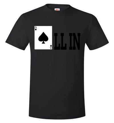 SportsMarket Premium Clothing Line-All In Poker Tshirt