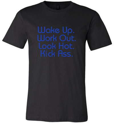 SportsMarket Premium Clothing Line-Wake Up Kick Ass Tshirt