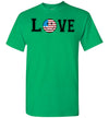 SportsMarket Premium Clothing Line-St. Paddy's Day Tshirt-Love America-Tshirt-SportsMarkets-SportsMarkets