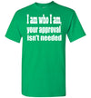 SportsMarket Premium Clothing Line-St. Paddy's Day Tshirt-Approval Isn't Needed-Tshirt-Teescape-S-SportsMarkets