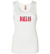 SportsMarket Premium Clothing Line-Dallas Stencil Ladies Everyday Use Tank