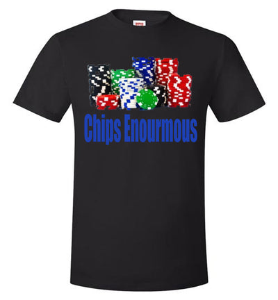SportsMarket Premium Clothing Line-Chips Enourmous Poker Tshirt