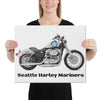 SportsMarket-Seattle Harley Mariners Canvas