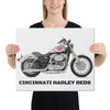 SportsMarket-Cincinnati 'Harley' Reds Canvas
