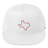 SportsMarket Premium Clothing Line-Texas Outline Five Panel Trucker Cap