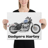 SportsMarket-Los Angeles Dodgers Harley Canvas
