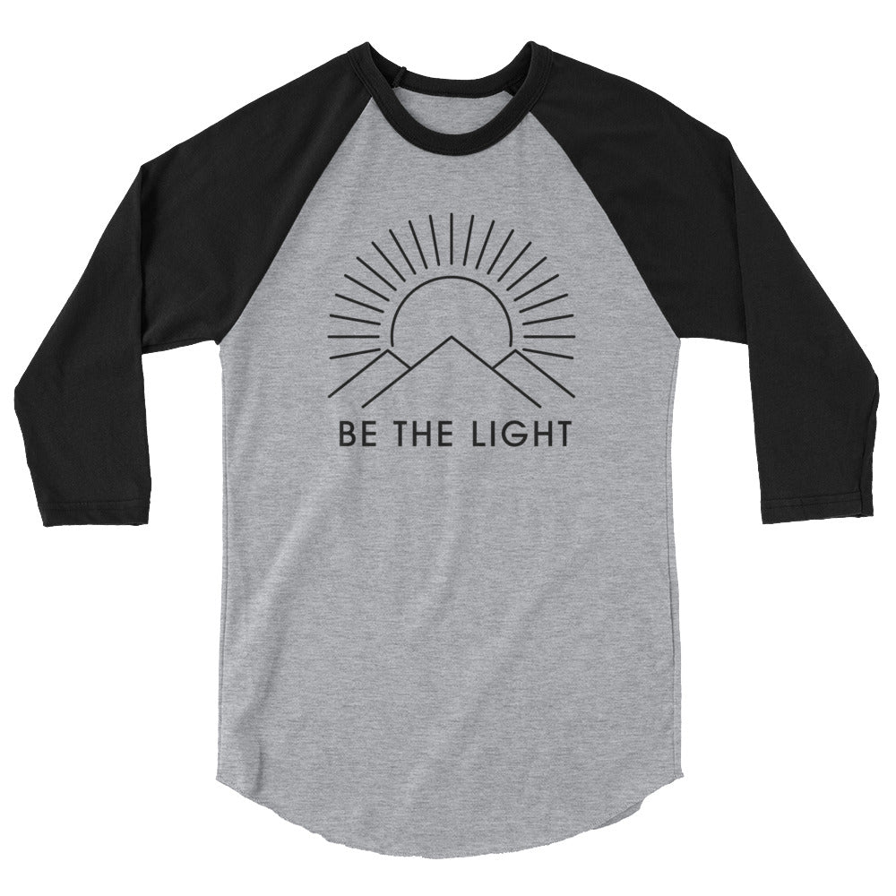 SportsMarkets Premium Clothing Line-Be the Light 3/4 sleeve Unisex Tshirt