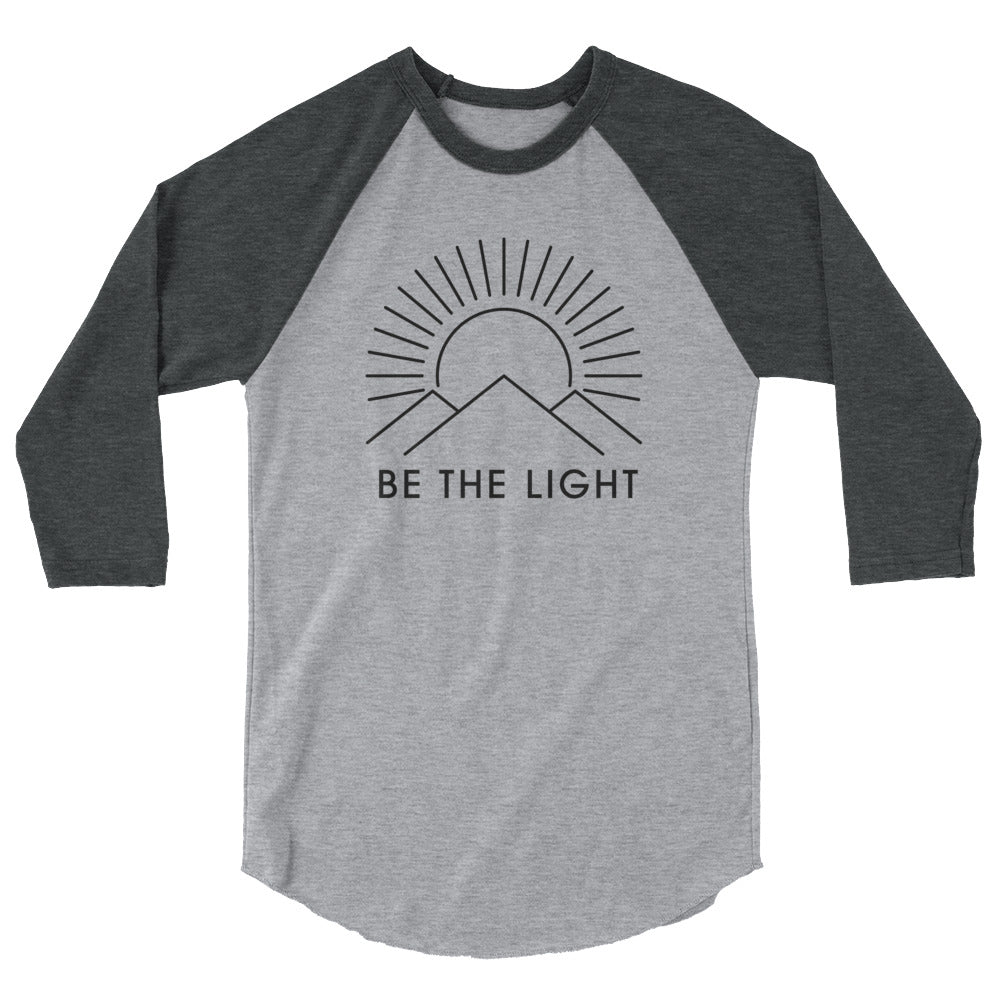 SportsMarkets Premium Clothing Line-Be the Light 3/4 sleeve Unisex Tshirt