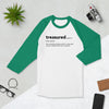 SportsMarkets Premium Clothing Line- Treasured Unisex 3/4 Sleeve