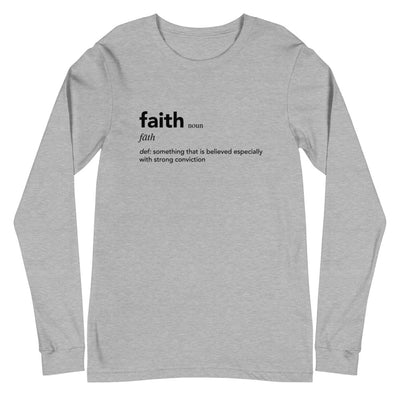 SportsMarkets Premium Clothing Line- Faith Unisex Long Sleeve