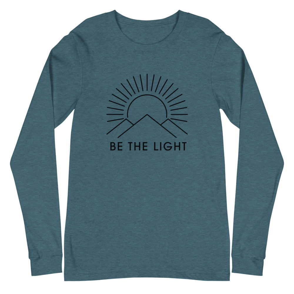 SportsMarkets Premium Clothing Line-Be the Light Unisex Long sleeve Tshirt