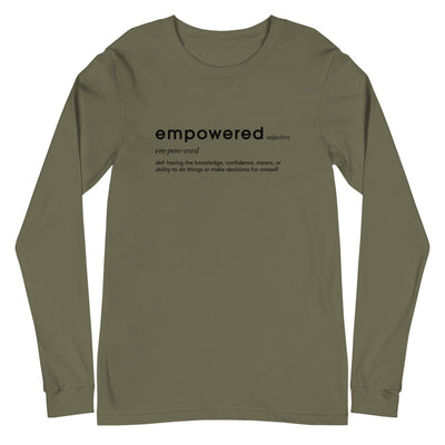 SportsMarkets Premium Clothing Line-Empowered Unisex  Long sleeve Tshirt
