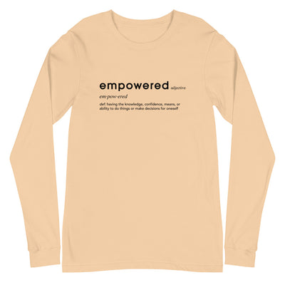 SportsMarkets Premium Clothing Line-Empowered Unisex  Long sleeve Tshirt
