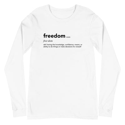 SportsMarkets Premium Clothing Line- Freedom Unisex Long Sleeve Tshirt