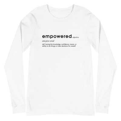 SportsMarkets Premium Clothing Line-Empowered Unisex  Long sleeve Tshirt