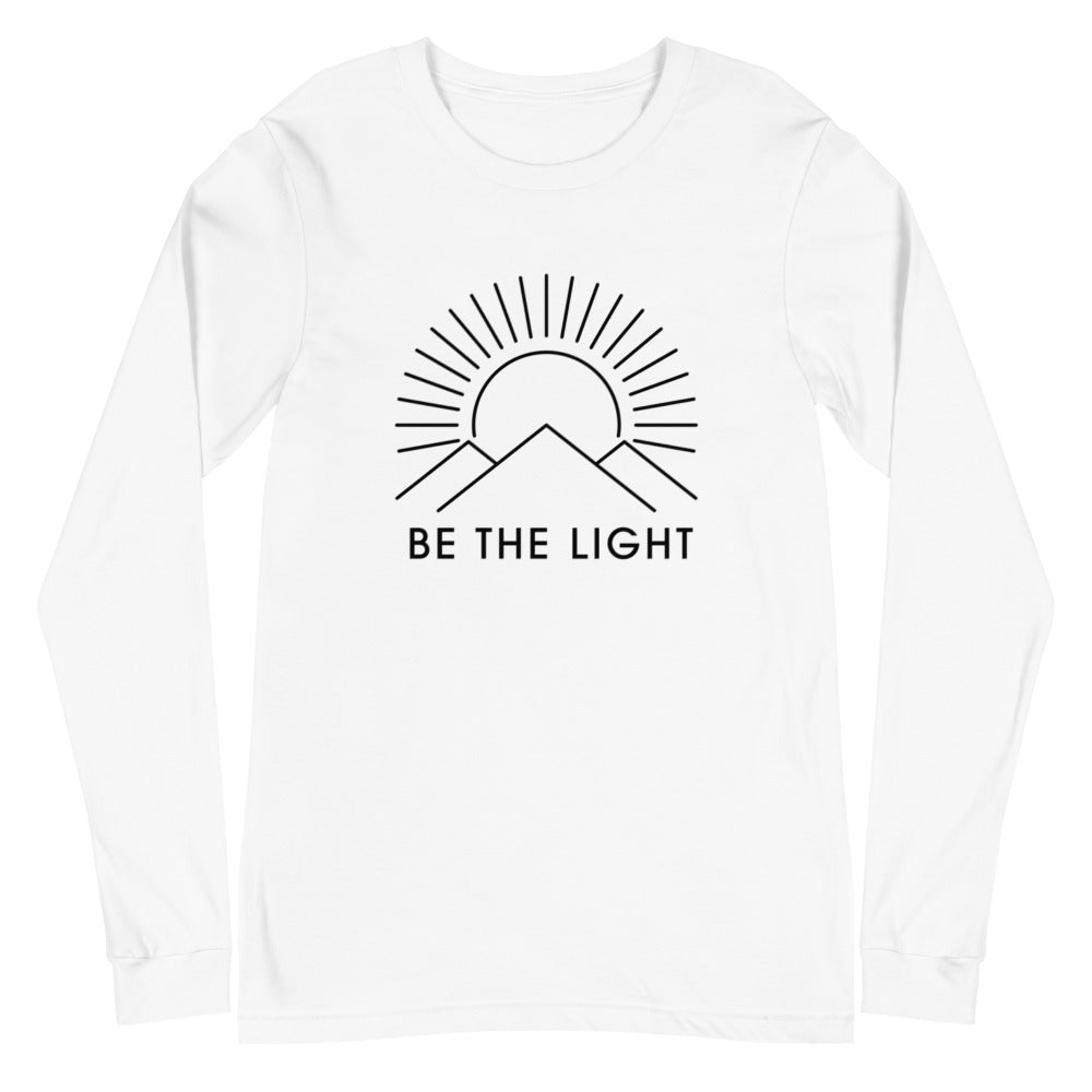 SportsMarkets Premium Clothing Line-Be the Light Unisex Long sleeve Tshirt