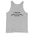 SportsMarkets Clothing line Unisex Tank Top- Treasure Vessels Foundation