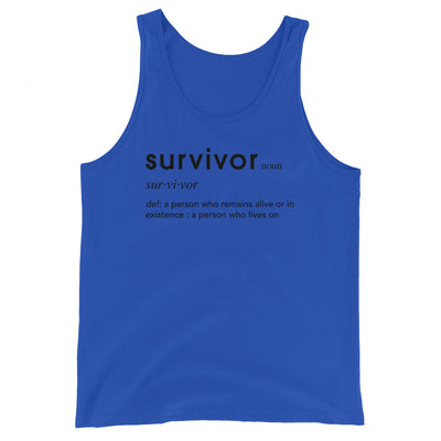 SportsMarkets Premium Clothing Line- Survivor Unisex Tank